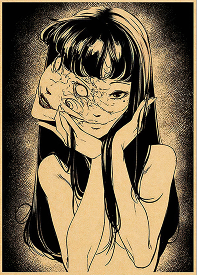 伊藤潤二 - 多款經典海報 30x42 cm / 富江 / 漩渦 / 雙一 / 貓日記 / 地獄星 / 海岸 / 黑色悖論 / 耳語女 / 薄命 / Venus in the Blind Spot