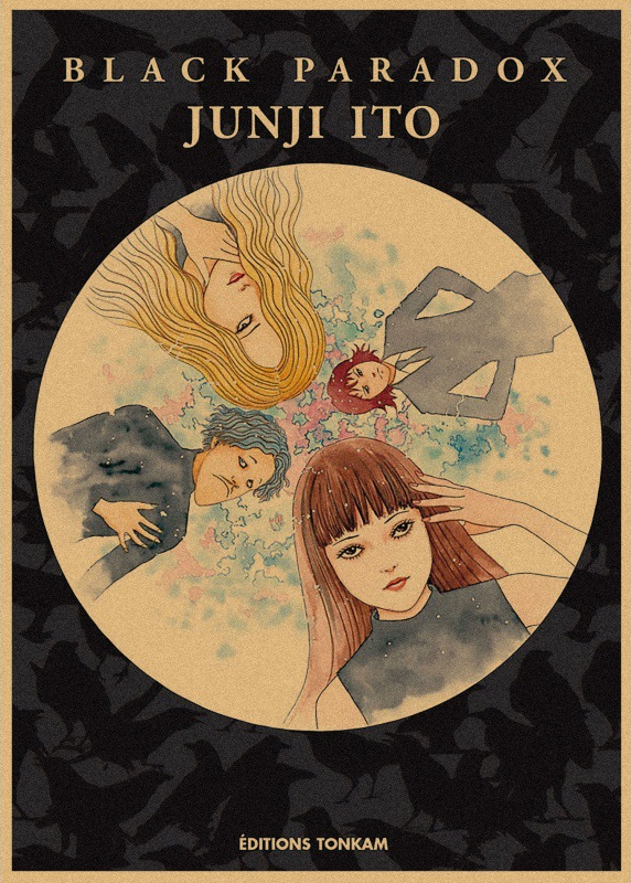 伊藤潤二 - 多款經典海報 30x42 cm / 富江 / 漩渦 / 雙一 / 貓日記 / 地獄星 / 海岸 / 黑色悖論 / 耳語女 / 薄命 / Venus in the Blind Spot