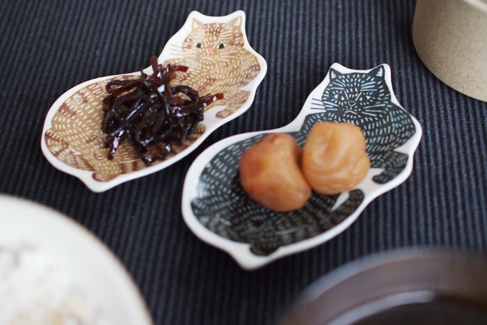 KATA KATA 貓咪盤 小碟子 豆皿（S尺寸)｜日本倉敷意匠計画室