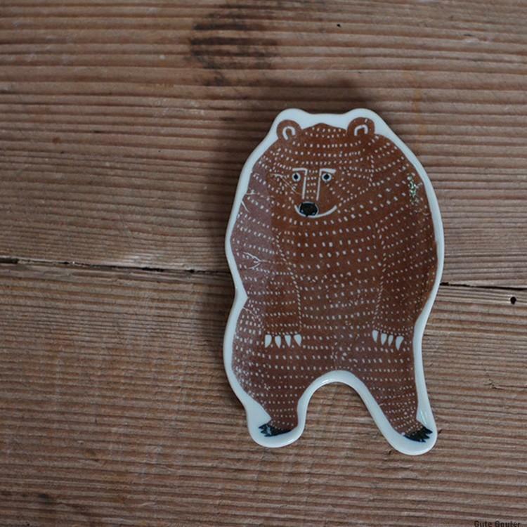 KATA KATA 小熊 碟子 小皿（M尺寸)｜日本倉敷意匠計画室