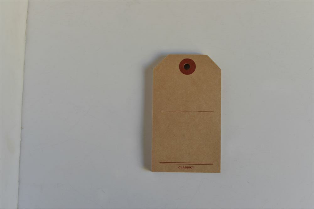 50枚 牛皮標籤 便利貼｜日本倉敷意匠