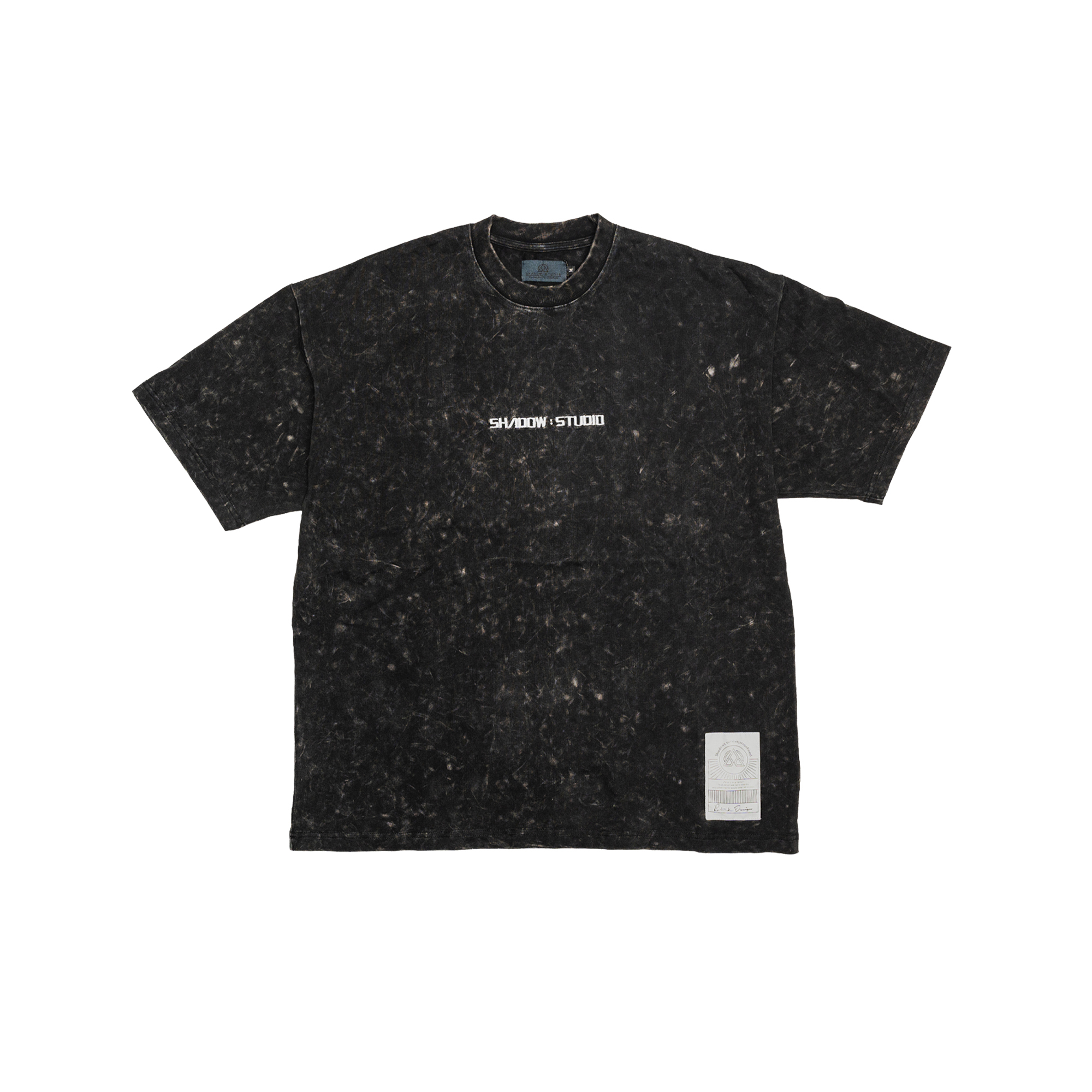 LOGO DISTRESSED TEE / 立體電繡水洗短袖