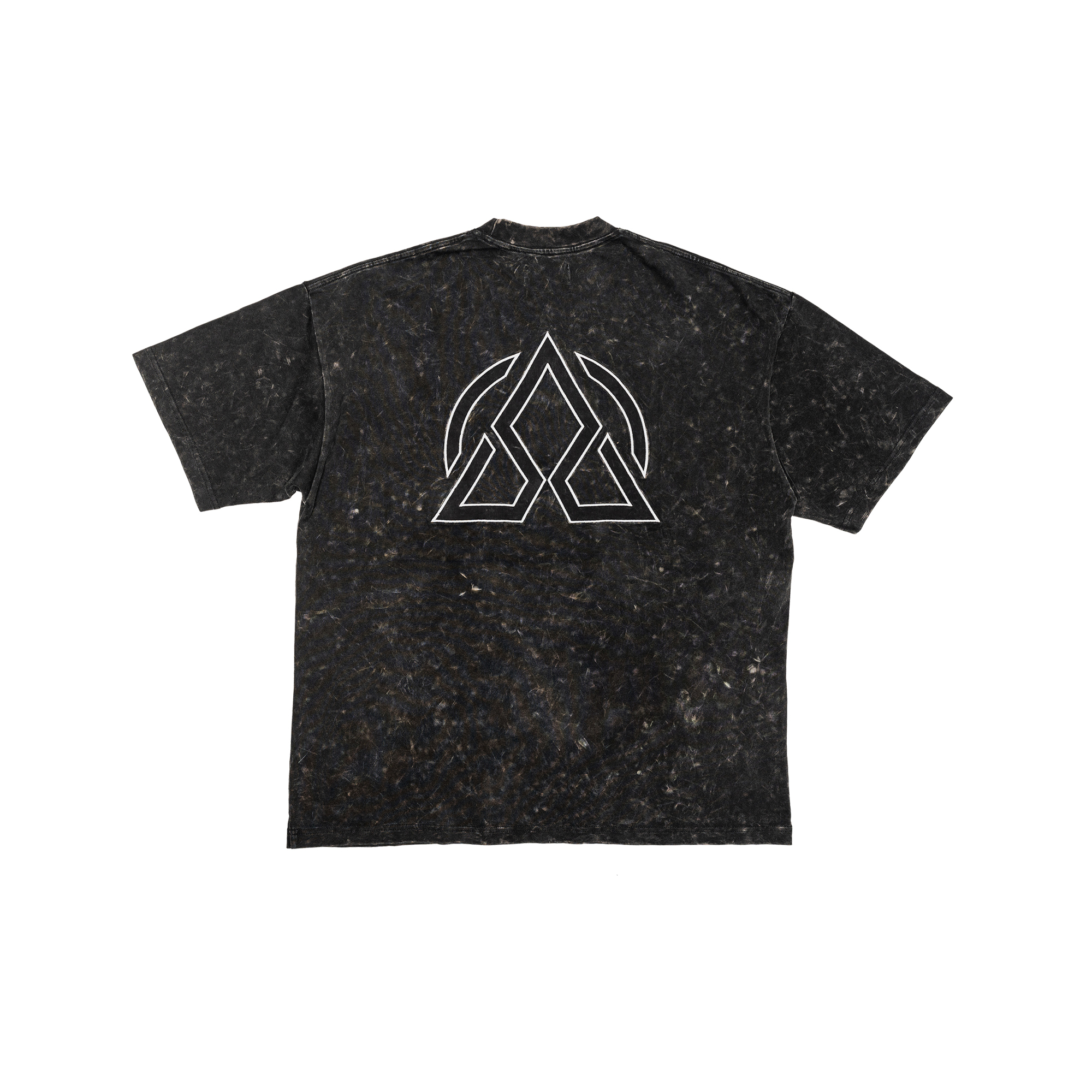 LOGO DISTRESSED TEE / 立體電繡水洗短袖