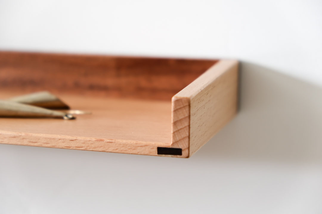 免釘牆斜邊層板