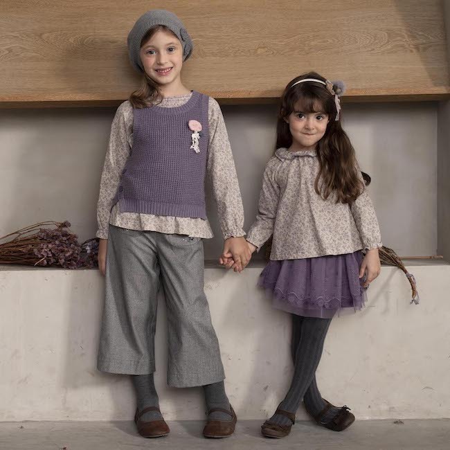 PIPPY 浪漫小花蕾絲網紗短裙 紫