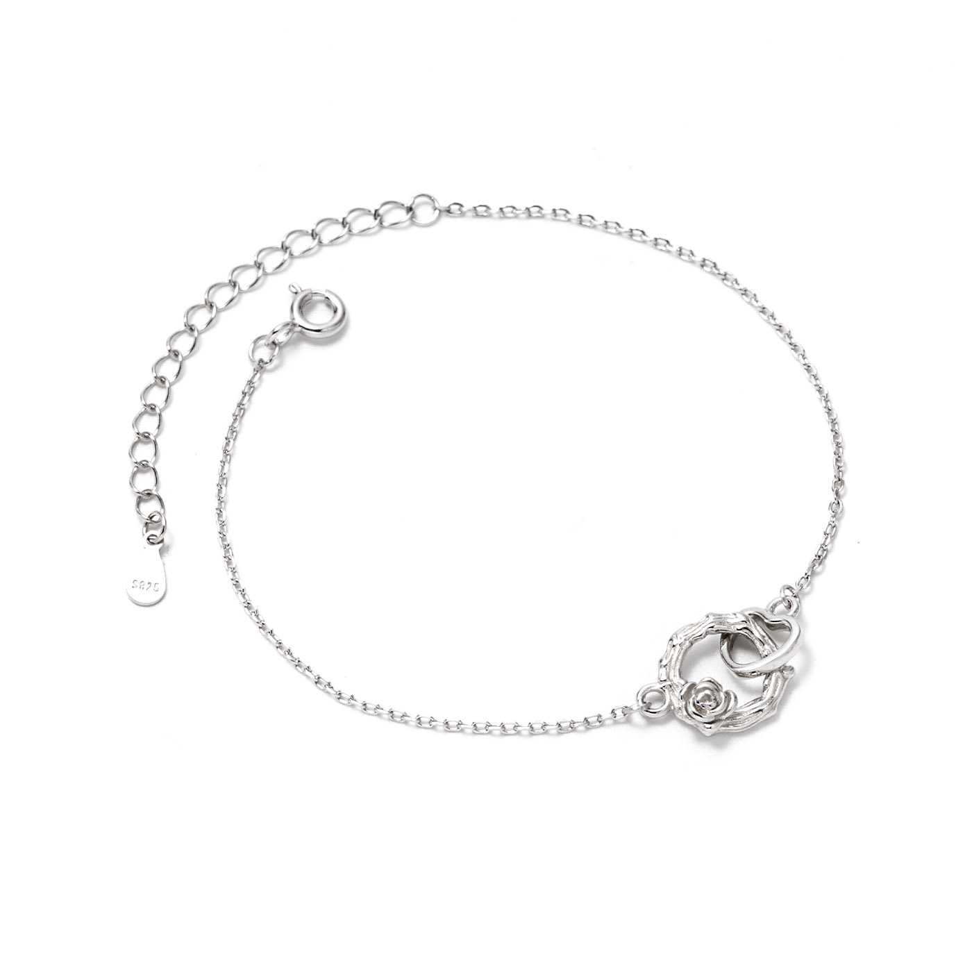 平價飾品,純銀,玫瑰,手鍊