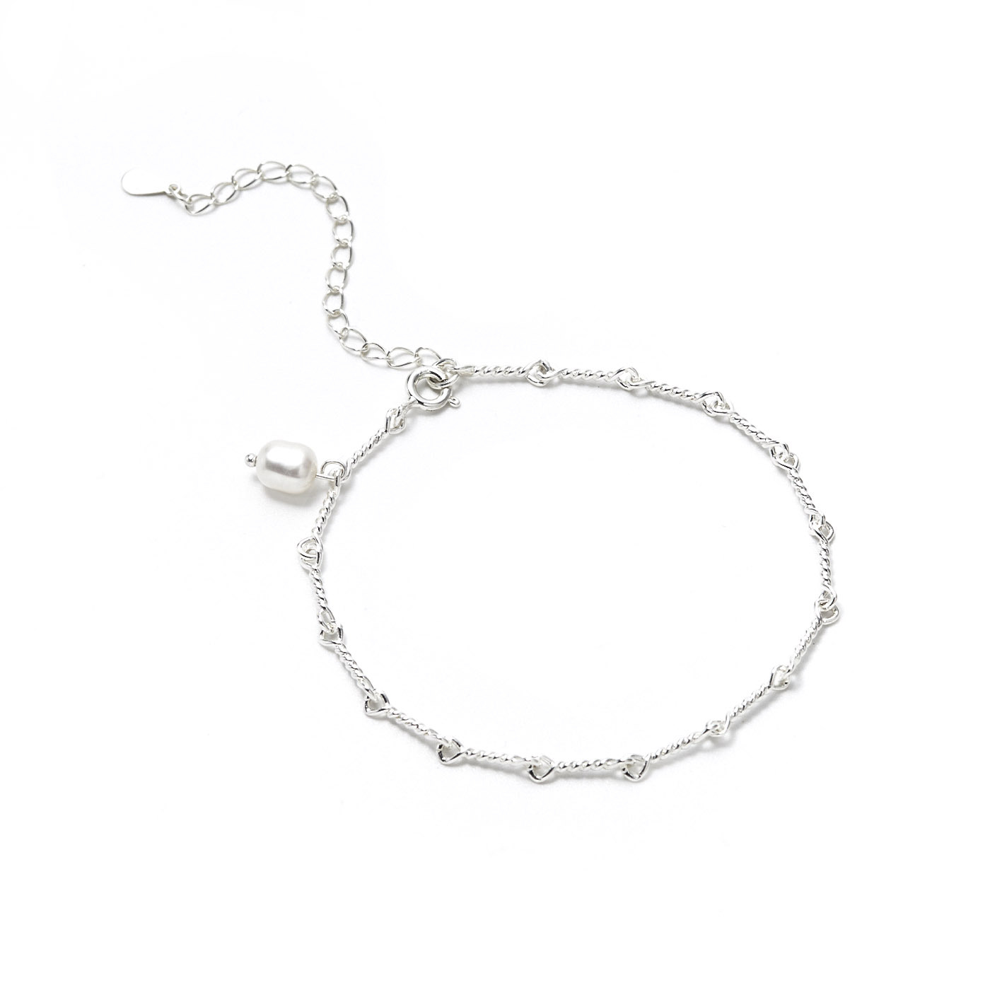 平價飾品,純銀,珍珠,手鍊