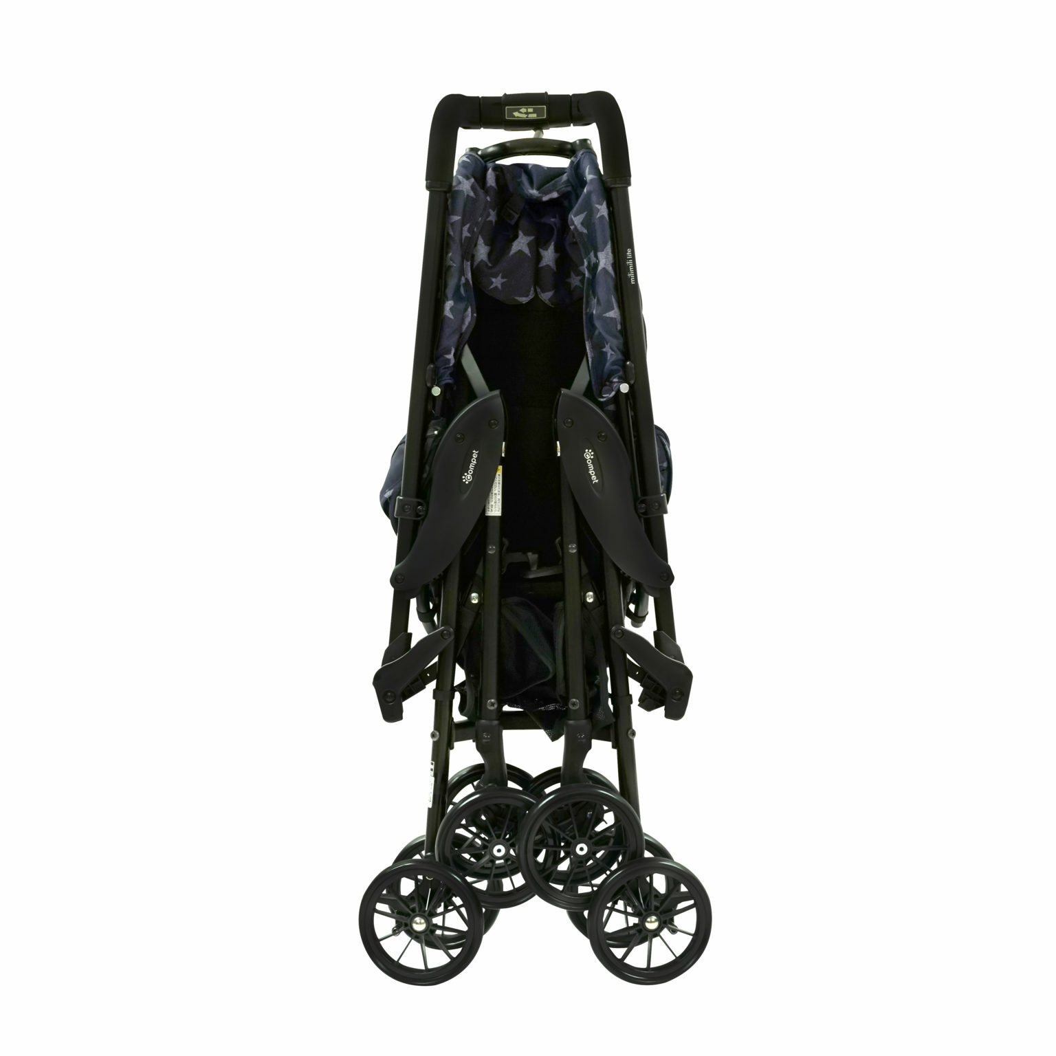 Compet milimili lite α EG Long 寵物手推車 (星空黑)