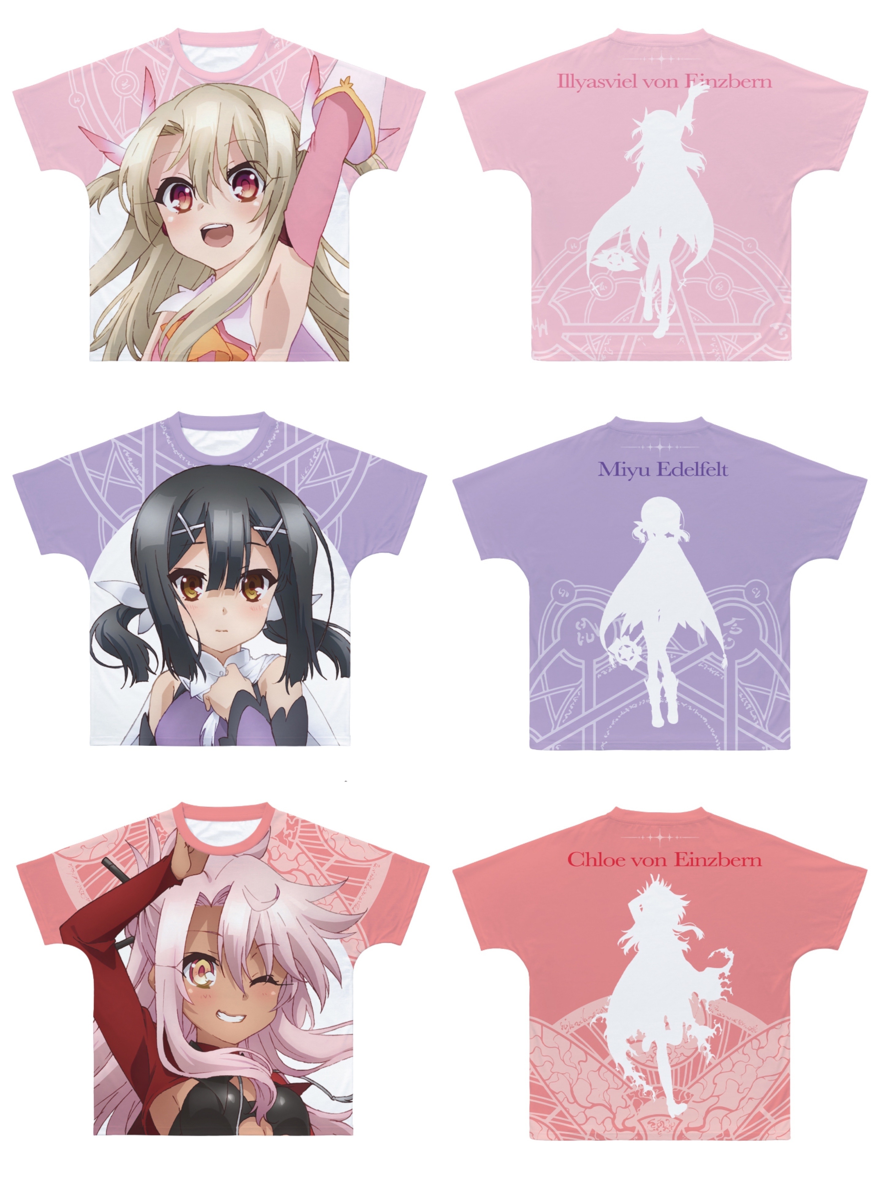 預訂2024/1月 Fate/kaleid liner プリズマ☆イリヤ ツヴァイ ヘルツ！Tee