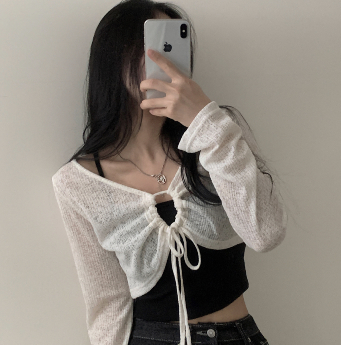 KR BUBBLE CROP CARDIGAN 3 COLORS