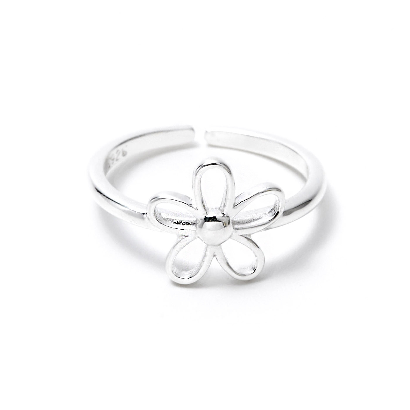 平價飾品,純銀,花,戒指