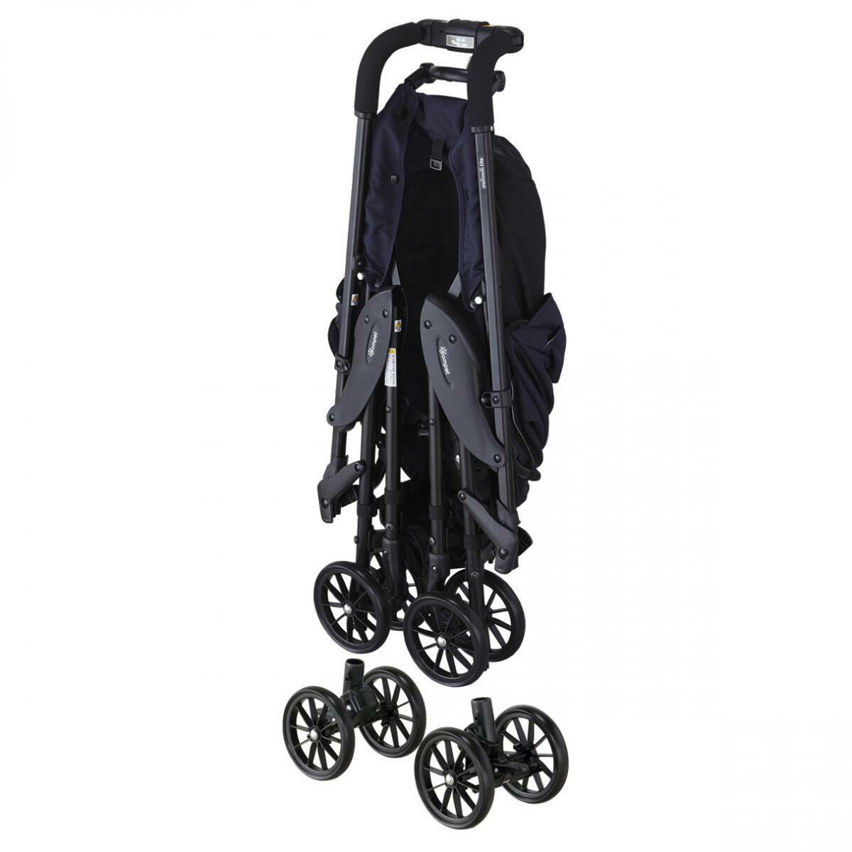 Compet milimili lite α EG Long D 寵物手推車 (星空黑)