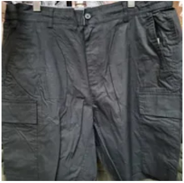[S] DKNY POPLIN CARGO SHORT,BLACK, M1240129-BLK (SD570)