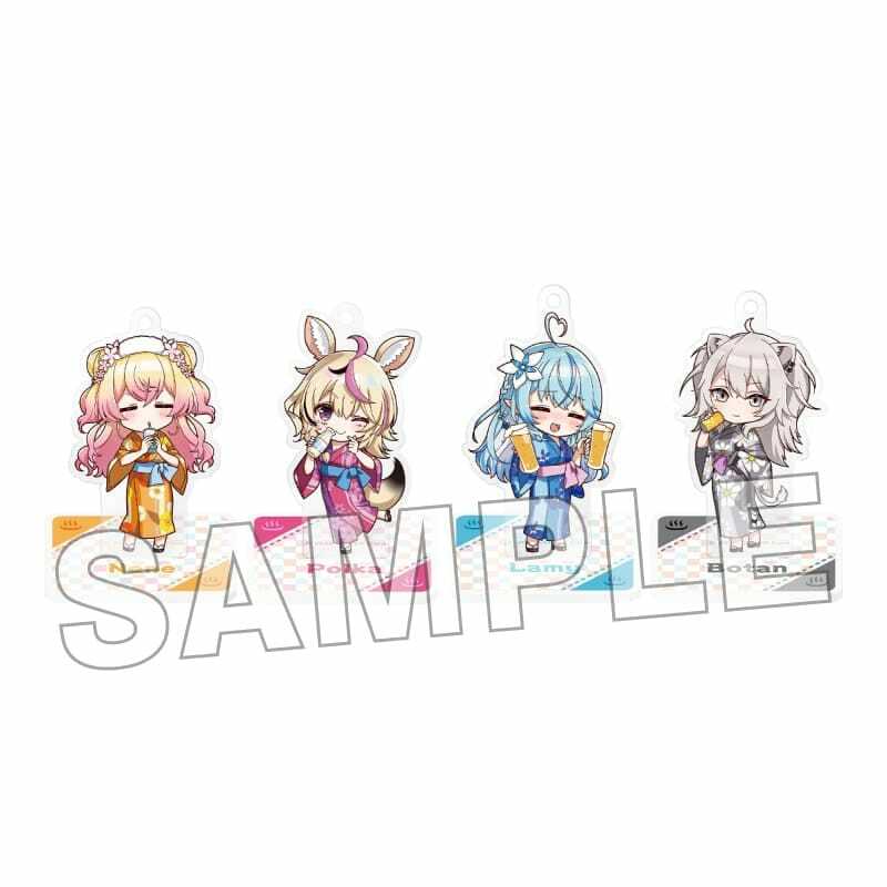「官方代購」 Hololive x 極樂湯 第3彈  5期生周邊 #2 迷你立牌  Nene 獅白 尾丸 Lamy