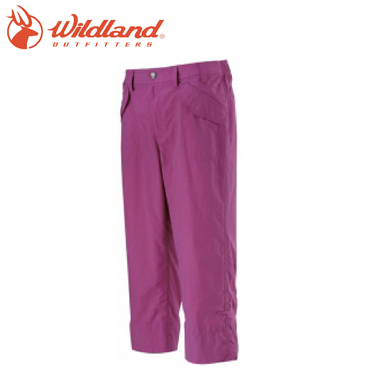 Wildland 荒野 11371 SUPPLEX抗UV七分褲 女款 (3色) 休閒/運動/上班褲/素色褲/排汗透氣/彈性舒適 20W11371