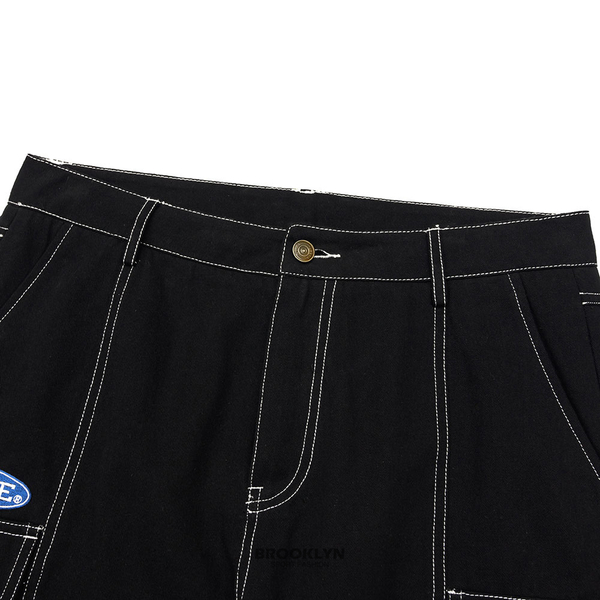 【下殺↘ $499】NCAA 長褲 北卡 壓線 工作褲 黑 男 7221554620