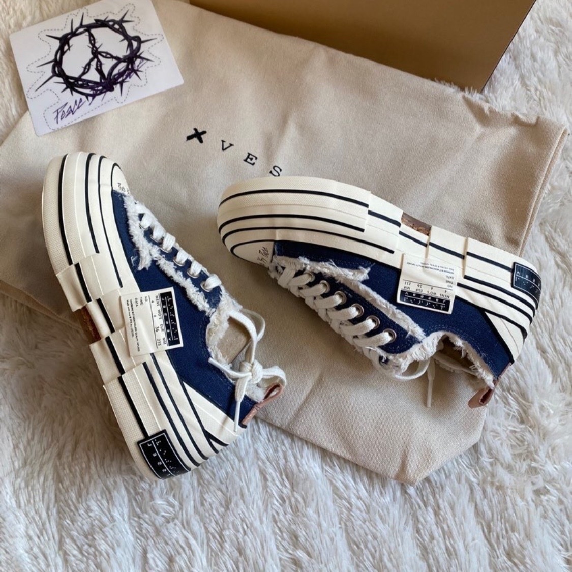 xVESSEL G.O.P Lows Navy 板鞋 解構帆布鞋 低筒 深藍 海軍藍 s19x001n