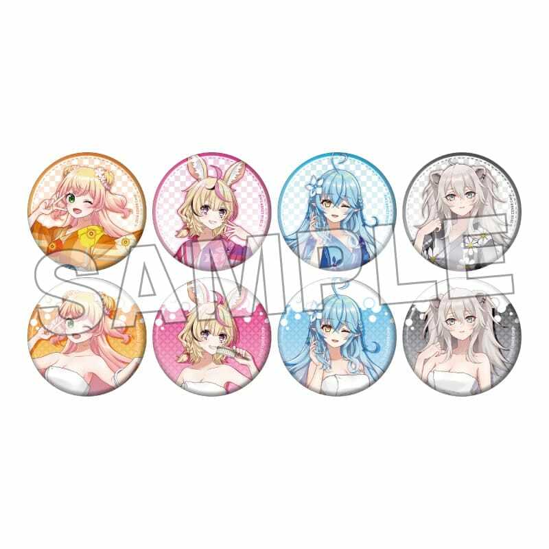 「官方代購」 Hololive x 極樂湯 第3彈  5期生周邊 #3 襟章  Nene 獅白 尾丸 Lamy