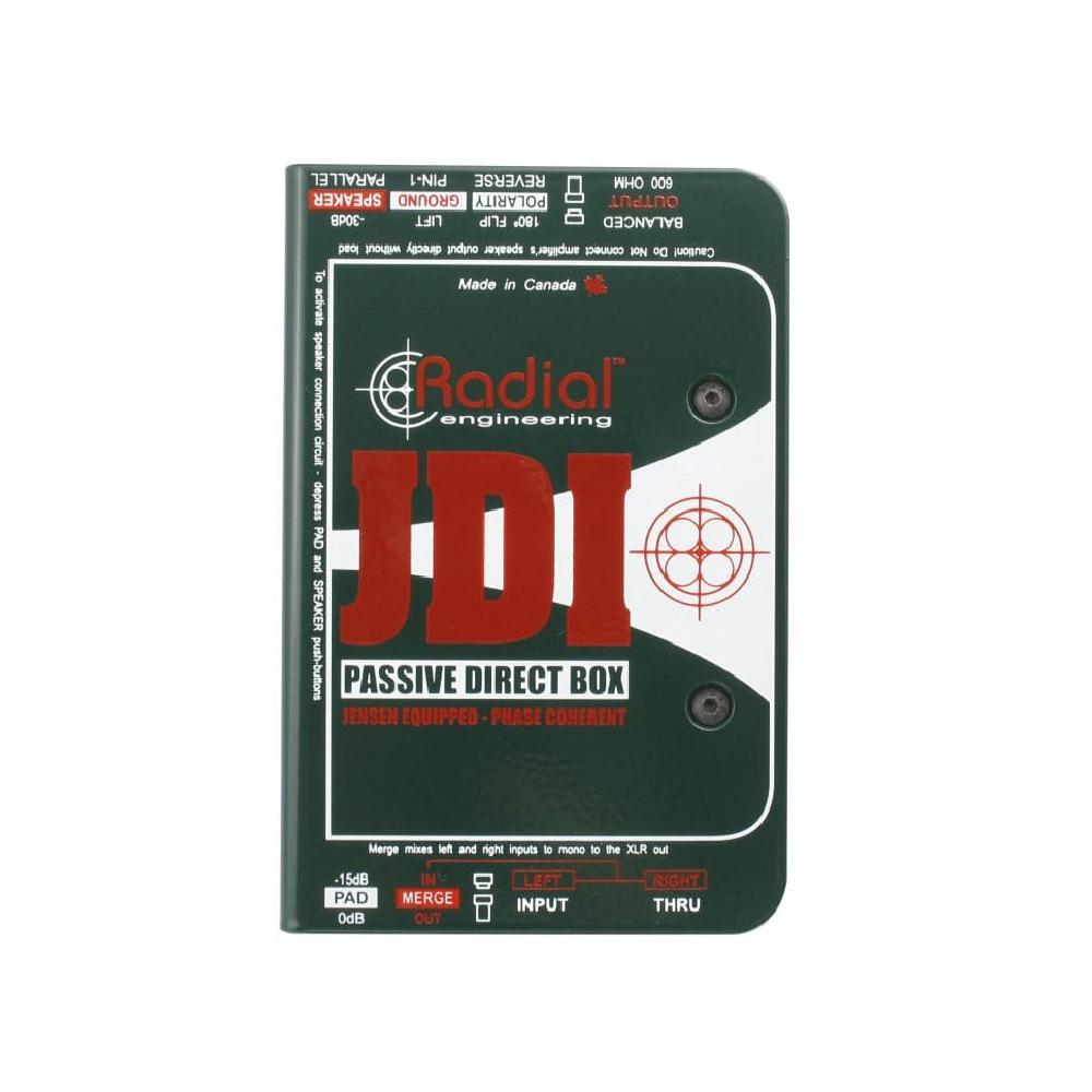 Radial Radial / JDI 被動式DI Box — 三峽錄音 / 音響｜YA! 玩音樂