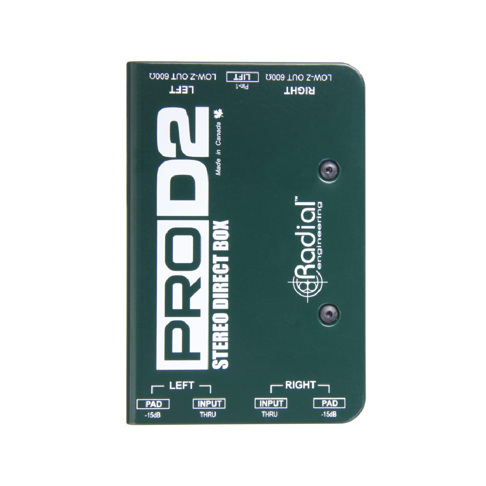 Radial Radial / PRO D2 被動式DI Box — 三峽錄音 / 音響｜YA! 玩音樂