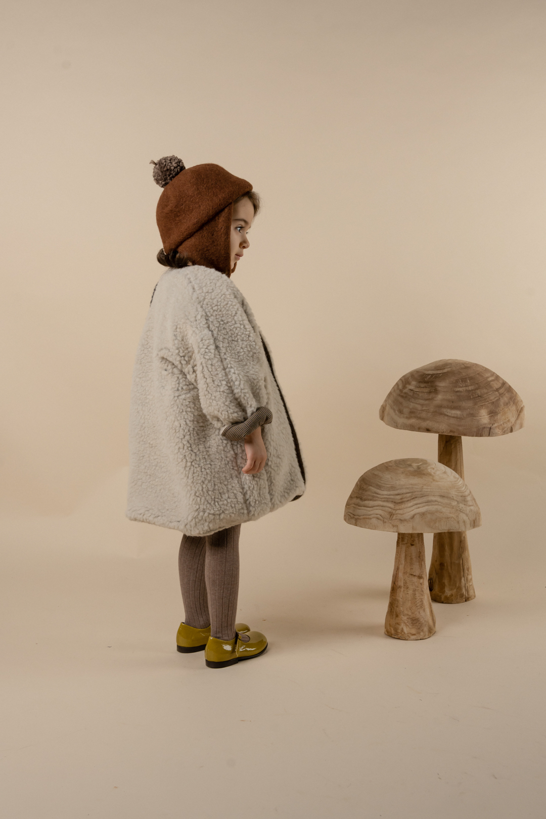 Hello Lupo - Kimono Coat - Azuki
