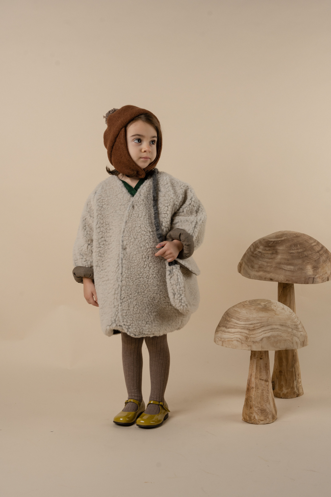 Hello Lupo - Kimono Coat - Azuki