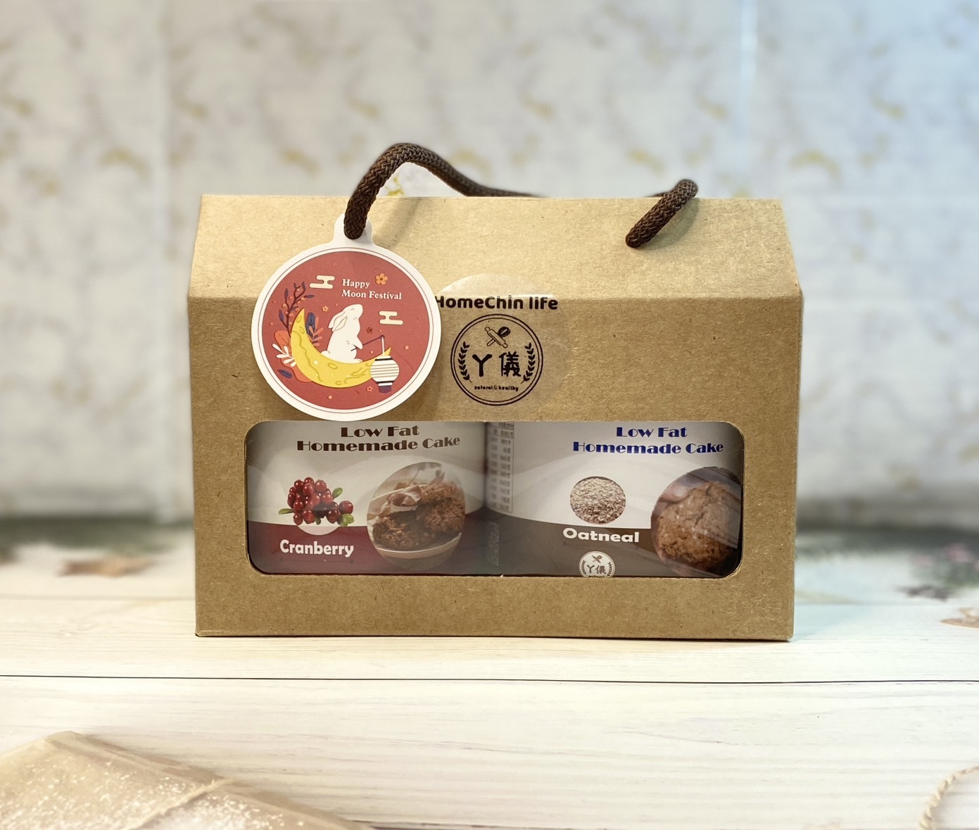 【鴻琴生活】阿儀美食屋_低脂燕麥餅乾健康禮盒(240g)