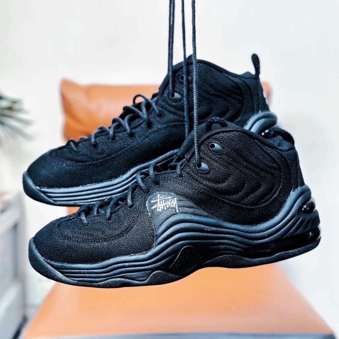 Nike Air Max Penny 2 x Stüssy "Black" 聯名 全黑 DQ5674-001