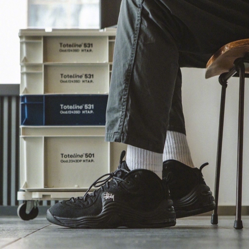 Nike Air Max Penny 2 x Stüssy "Black" 聯名 全黑 DQ5674-001