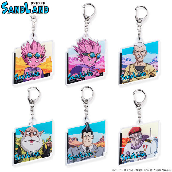 Pbandai 預訂2024/6月 SAND LAND(サンドランド)　アクリルキーホルダー（全6種）鎖匙扣