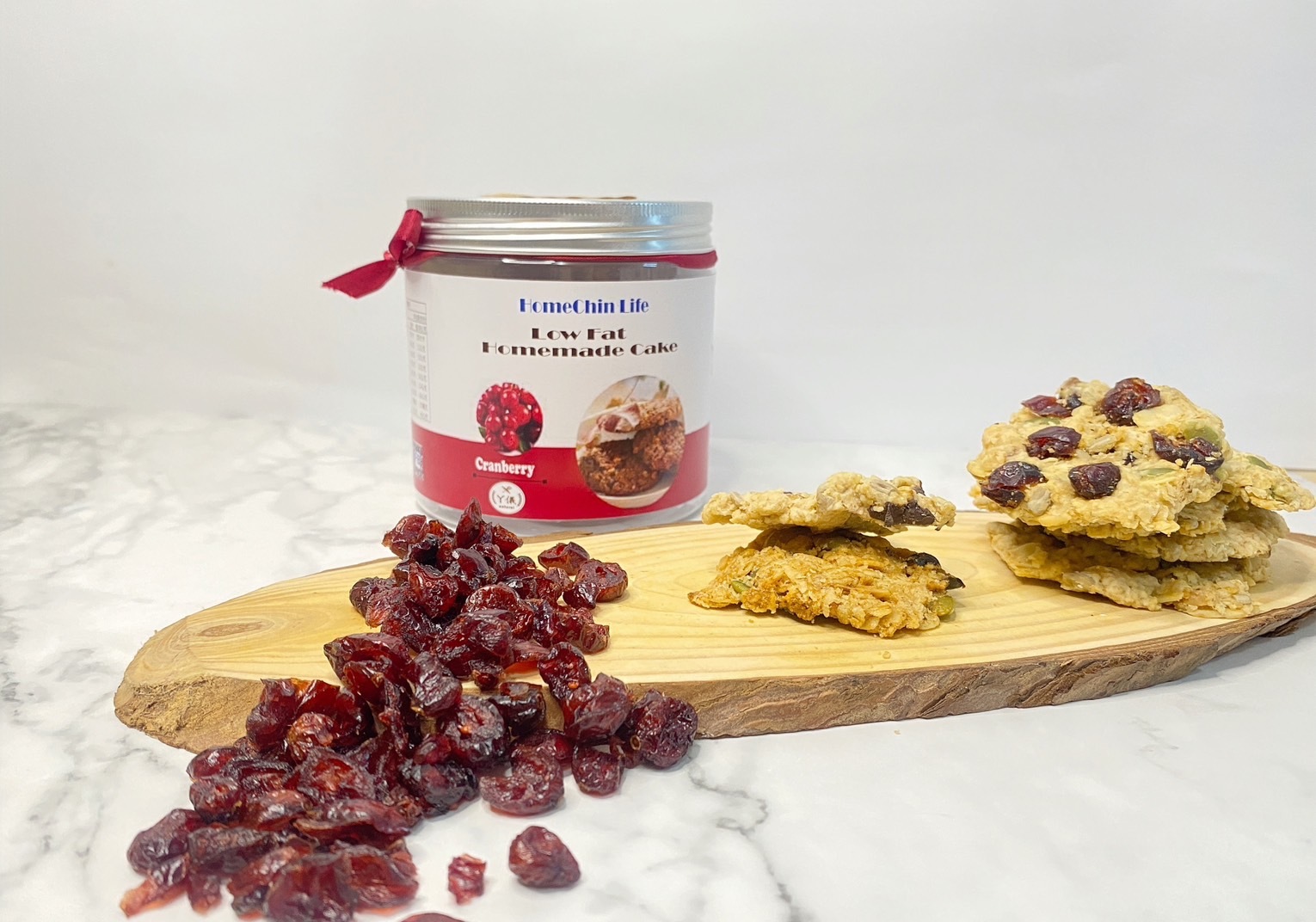 【鴻琴生活】阿儀美食屋_苺燕低脂手工餅乾(240g*2)