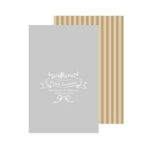 [ 包裝材料 ] 折角背封袋(金色巴黎) (10X15.5X6cm) 原裝50入