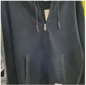 [S] DKNY FULL-ZIP HOODIE,BLACK, M1370142-BLK (SD585)