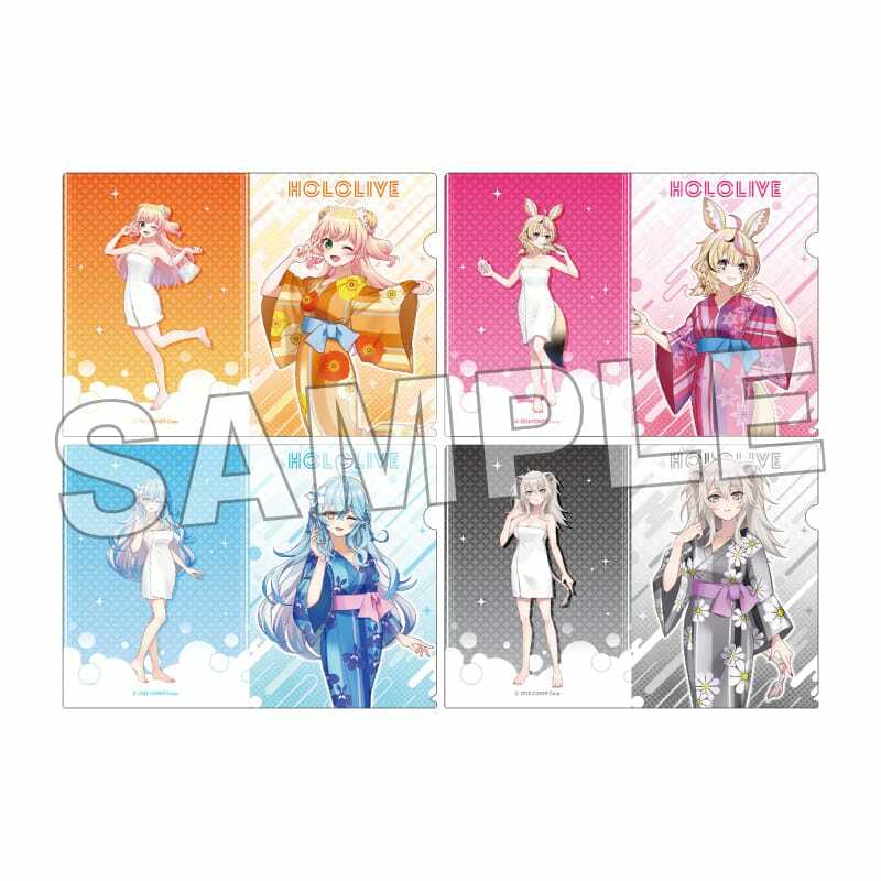 「官方代購」 Hololive x 極樂湯 第3彈  5期生周邊 #9 A4 File  Nene 獅白 尾丸 Lamy