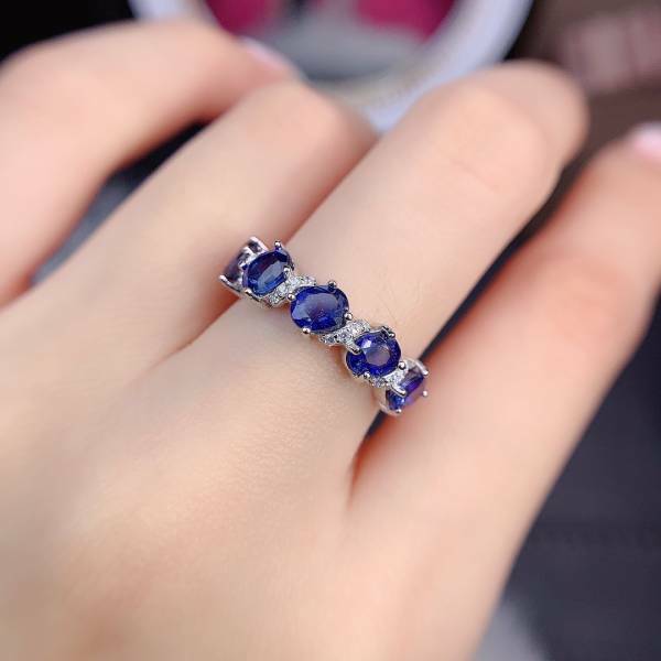 (12.26C)天然藍寶石 戒指