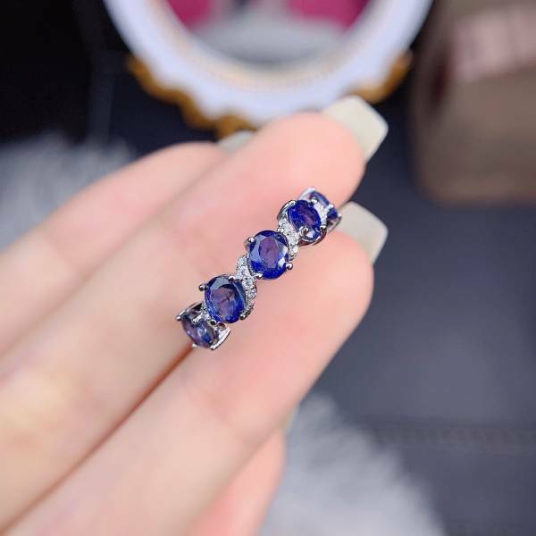 (12.26C)天然藍寶石 戒指