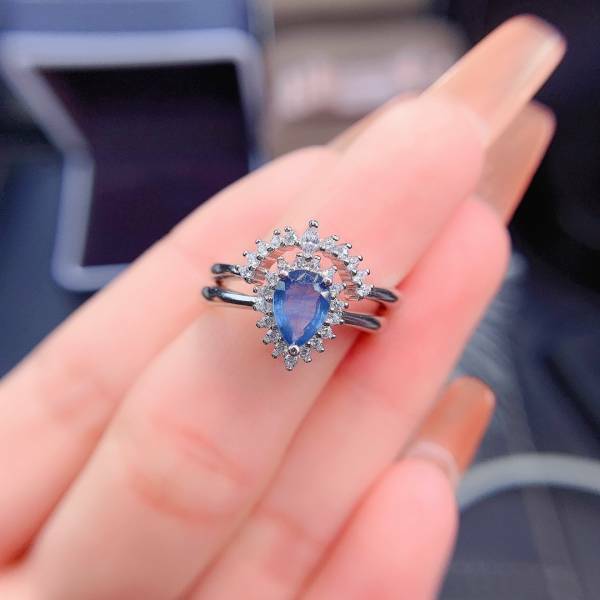 (12.26B)天然藍寶石 戒指