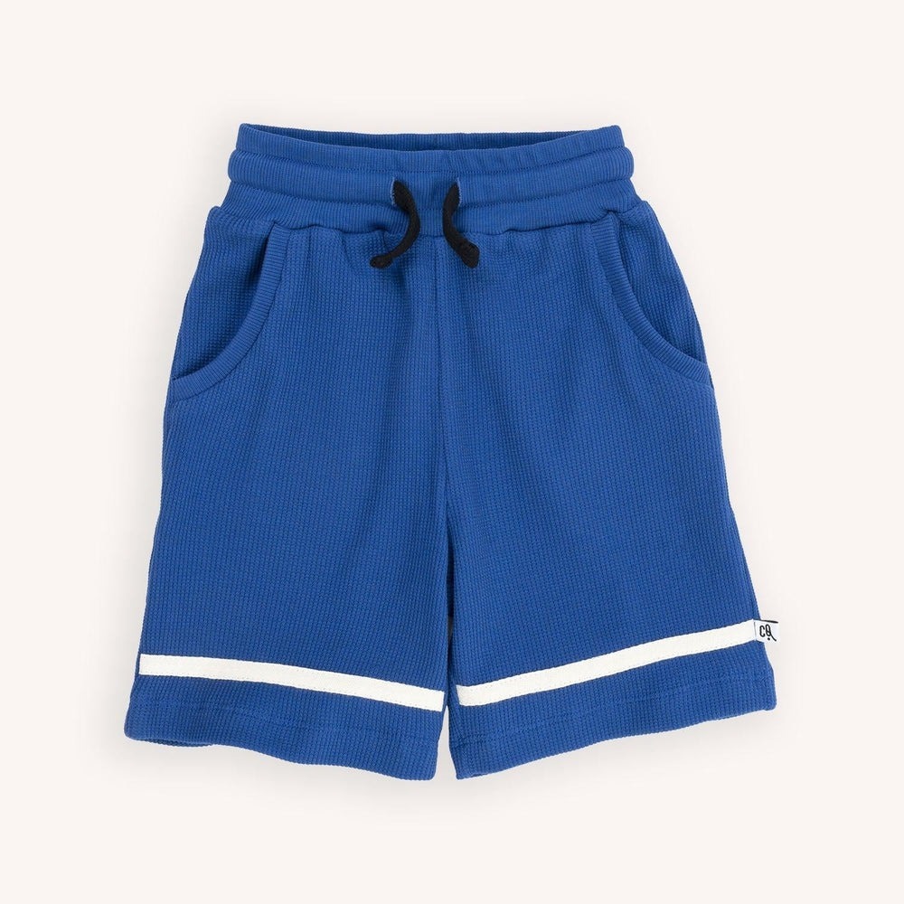 荷蘭CarlijnQ 有機棉運動風短褲 - Marbles