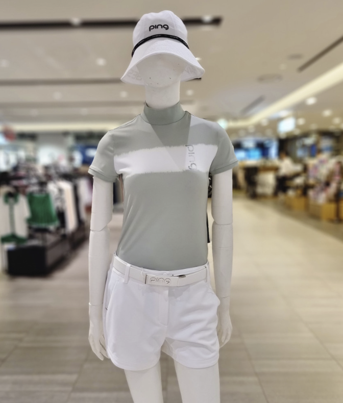 女款 M302 / 5折起 韓版PING 正品同步/春夏款 高領印花字母T 卹/網美推薦高爾夫球