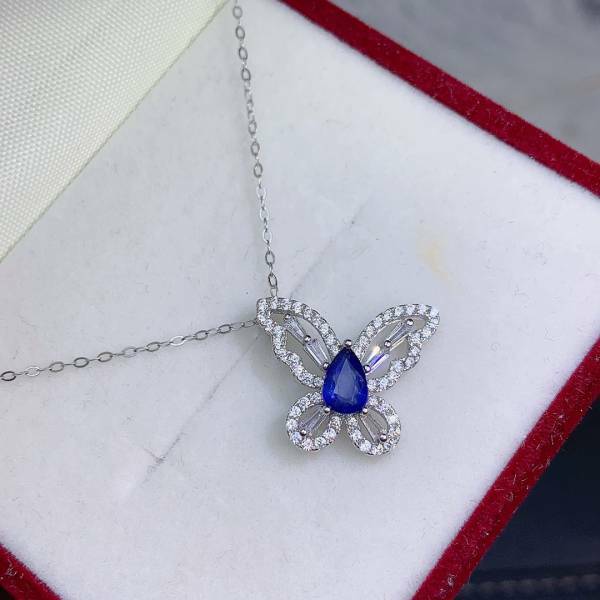 (12.25D)藍寶石 吊墜