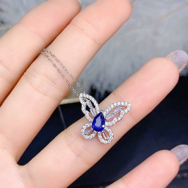 (12.25D)藍寶石 吊墜