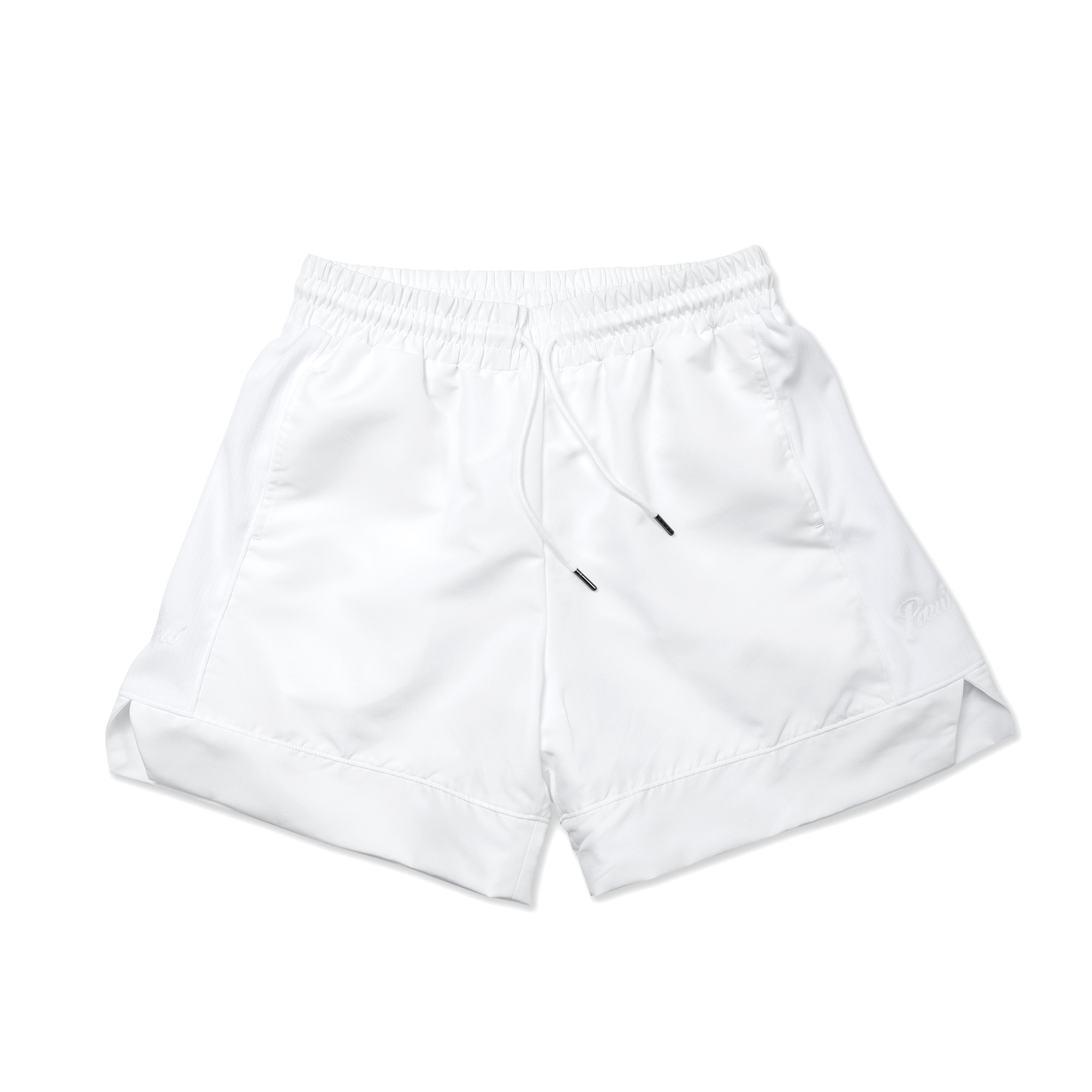 SAMOUFLAGE - White on White 膝上尼龍短褲