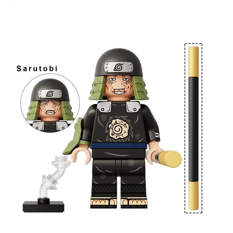 Naruto Sarutobi Minifigures Minifigs Fit Lego K2086