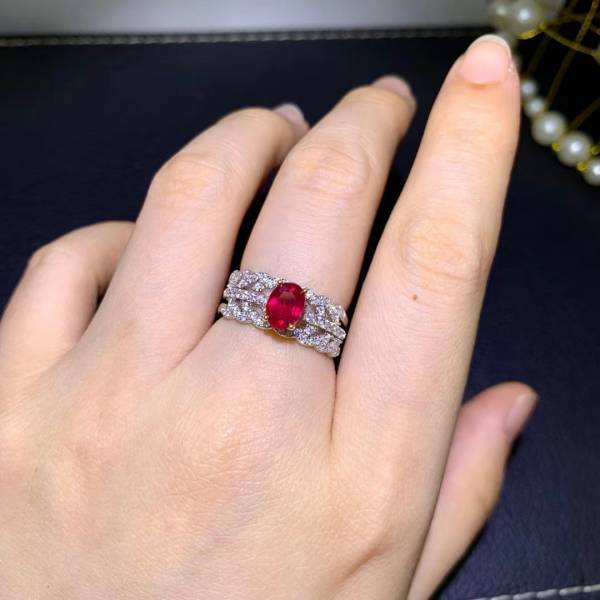 (11.24Y)高品質新燒緬甸紅寶石 戒指