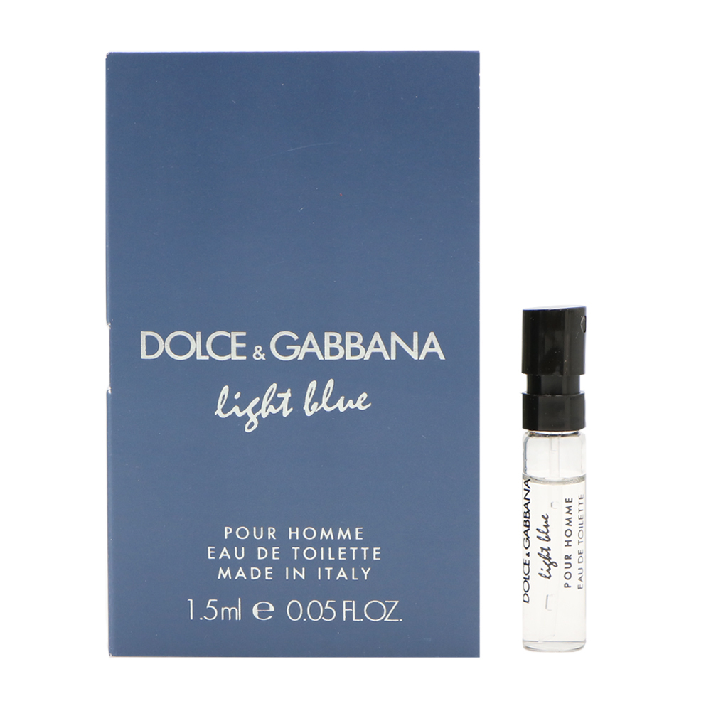DOLCE & GABBANA D&G Light Blue 淺藍男性淡香水 1.5ml 針管