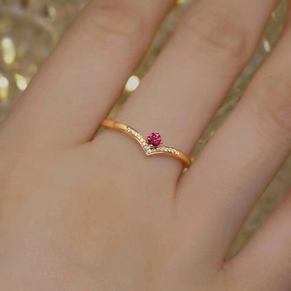 (11.24Q)高品質緬甸新燒紅寶石 戒指