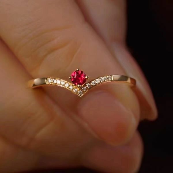 (11.24Q)高品質緬甸新燒紅寶石 戒指