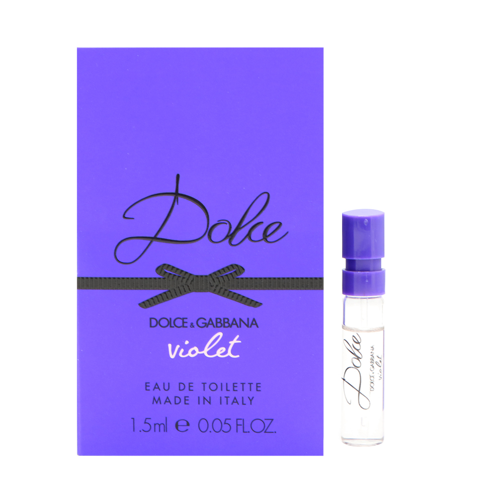 Dolce & Gabbana D&G DOLCE VIOLET 紫漾花園女性淡香水 1.5ml 針管