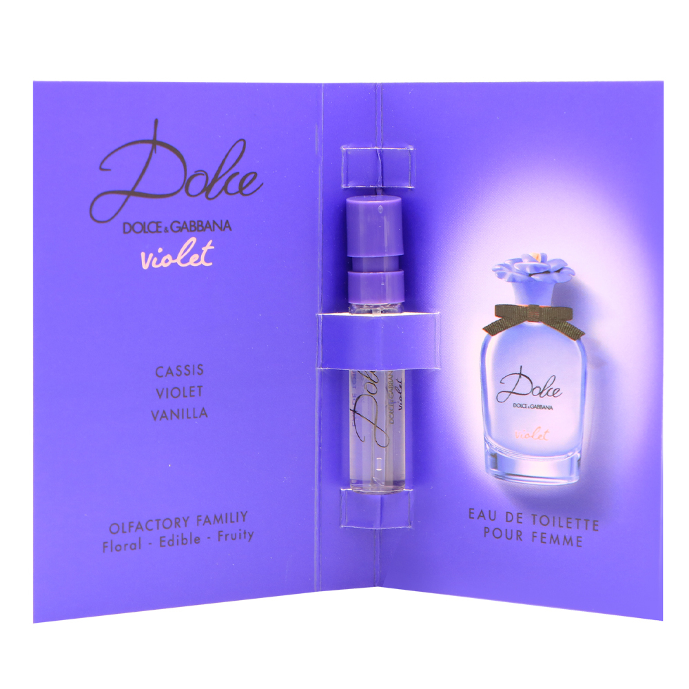 Dolce & Gabbana D&G DOLCE VIOLET 紫漾花園女性淡香水 1.5ml 針管