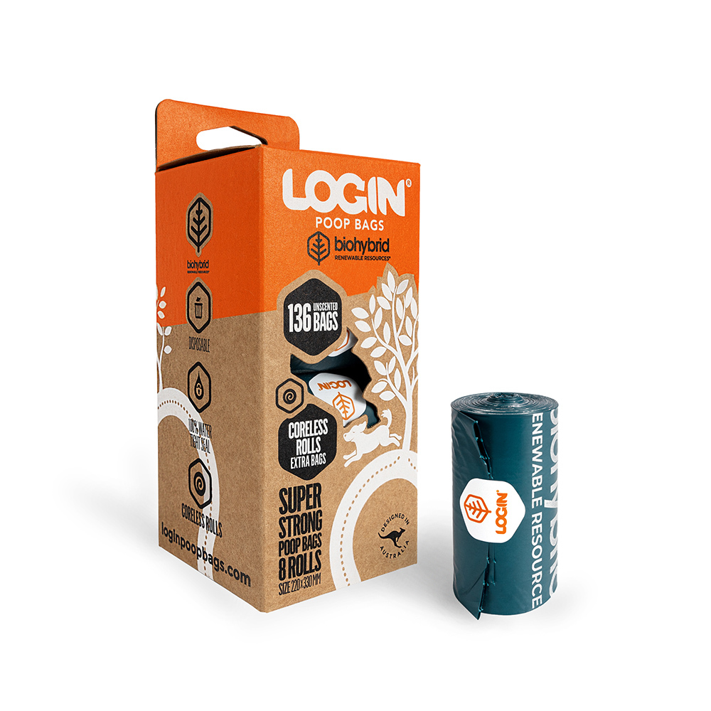 澳洲 LOGIN 洛格環保可降解拾便袋+分離器 (緯豪)